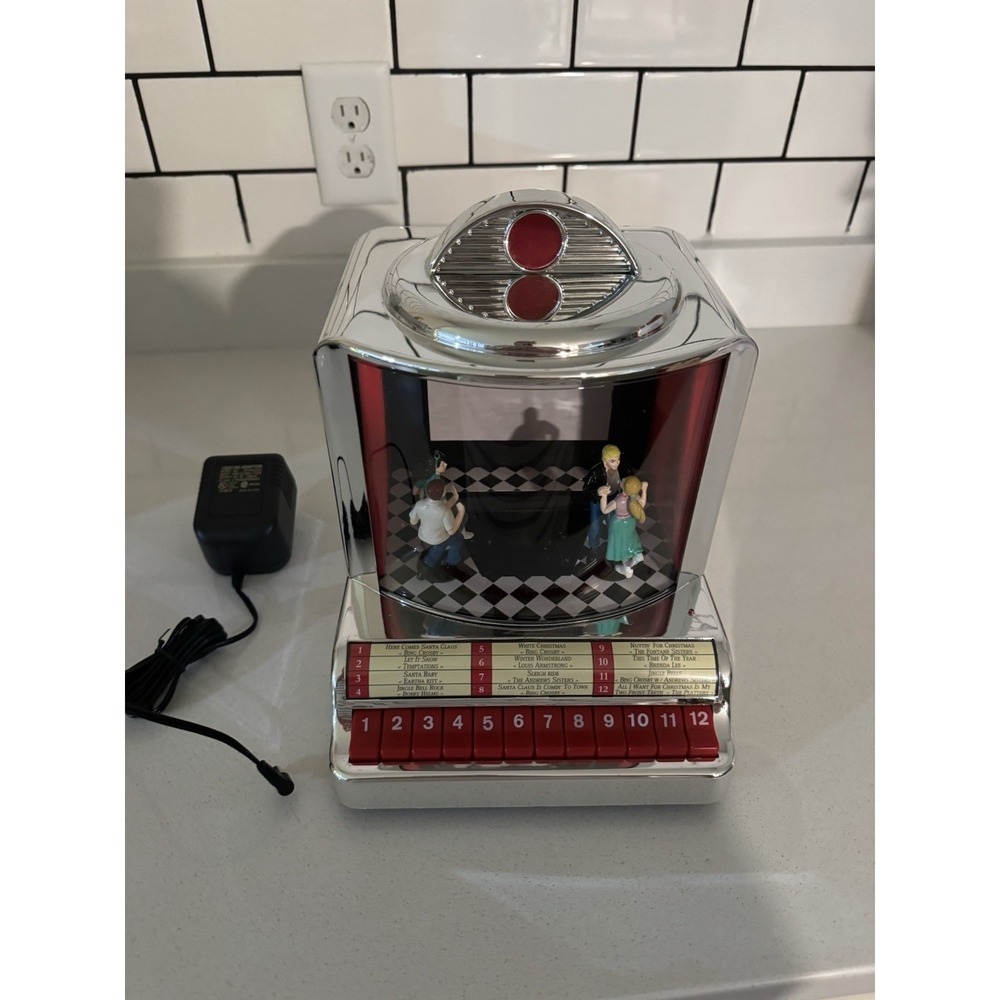 Mr Christmas  Jukebox Projector 12 Rock Songs VIDEO